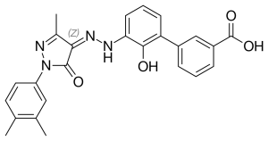 Chemical Structure of Eltrombopag | 1st Cancer