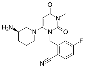 Chemical Structure of Trelagliptin | 1st Cancer