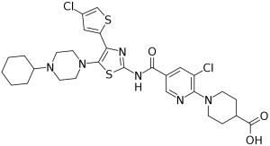 Chemical structure of Avatrombopag | 1st Cancer