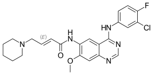 Chemical Structure of Dacomitinib | 1st Cancer